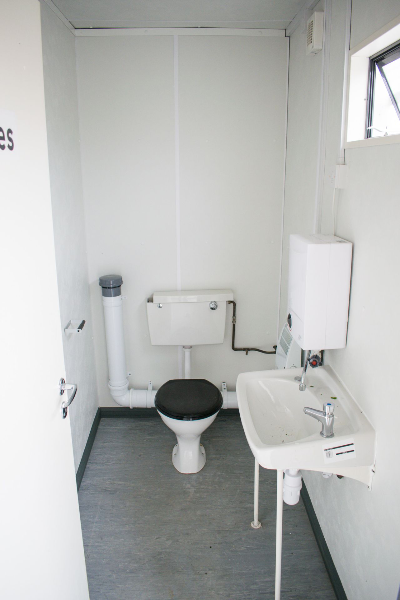 32 foot x 10 foot anti vandal canteen / toilet block comprising canteen with sink unit in one half - Image 15 of 15
