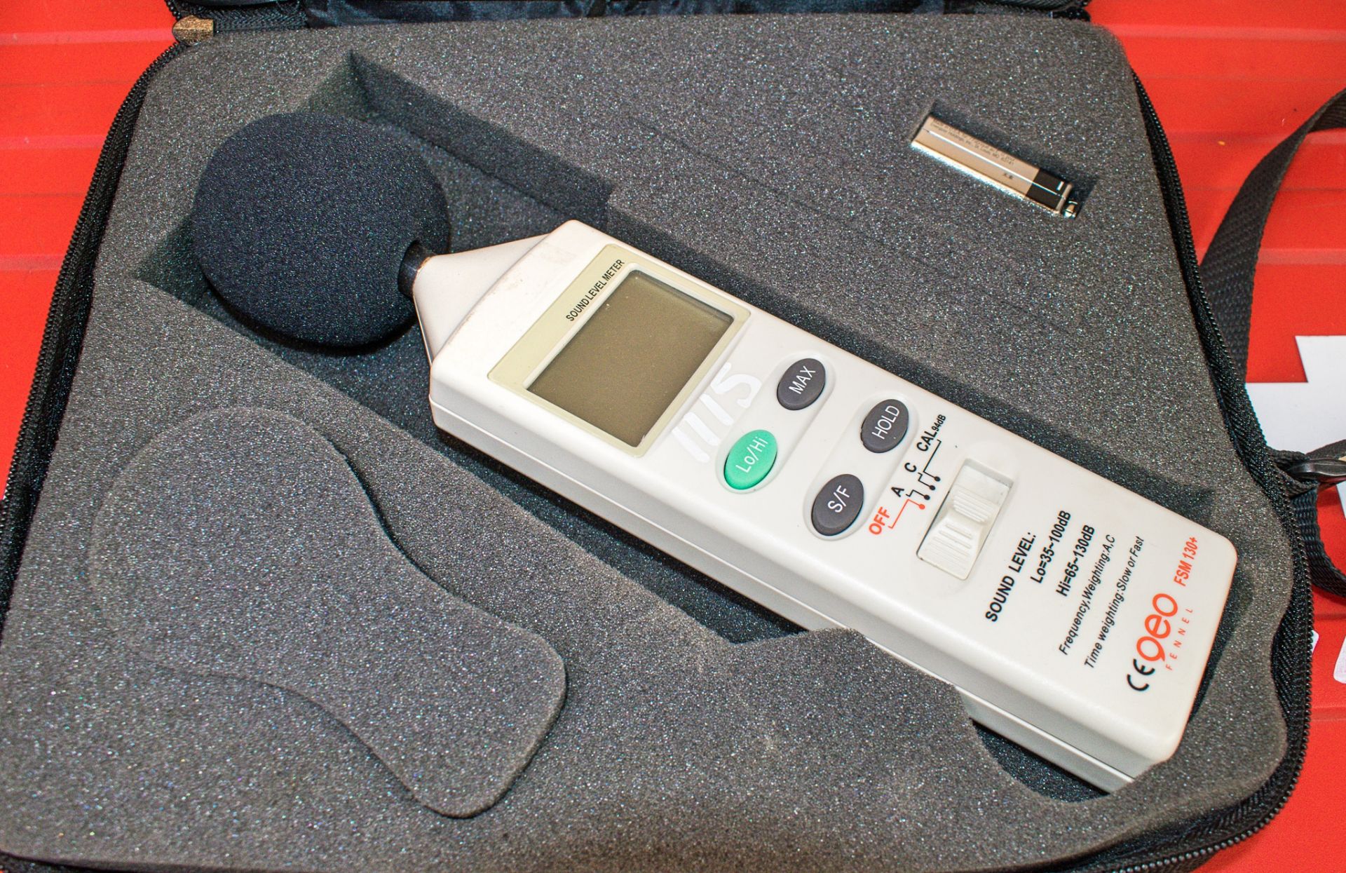 Sound level meter c/w carry case