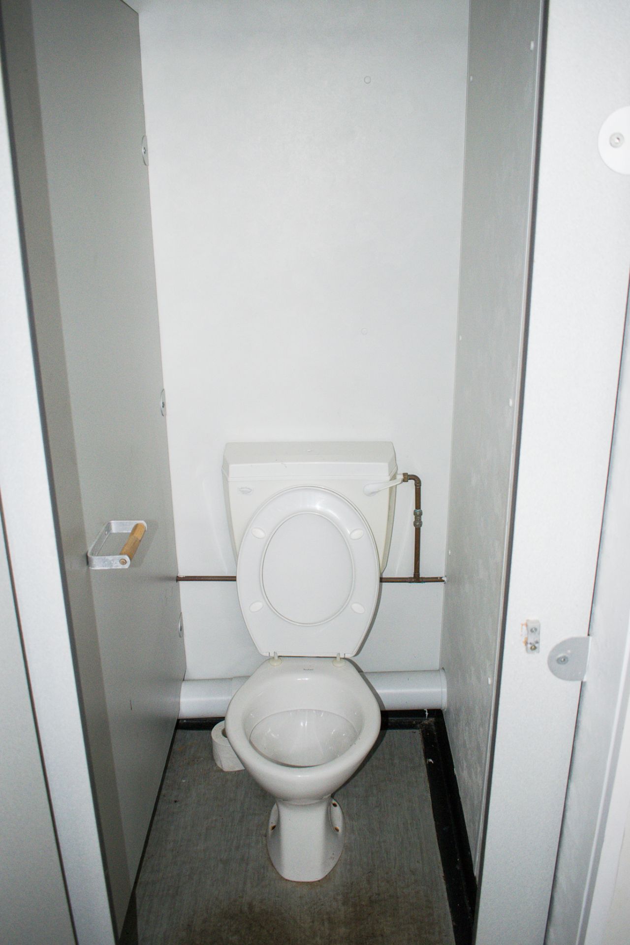 32 foot x 10 foot anti vandal canteen / toilet shower block comprising canteen with sink unit in one - Image 12 of 16