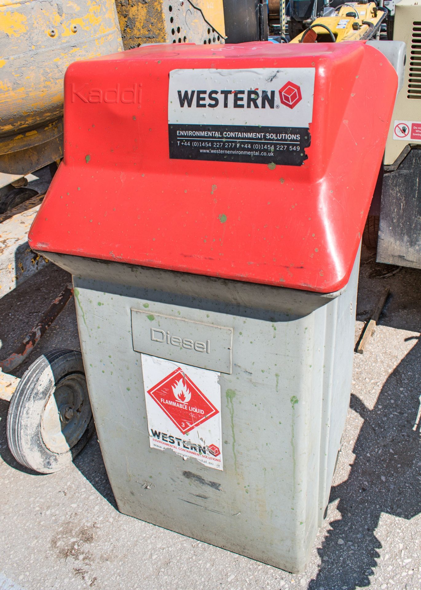 Western Kaddi 100 litre mobile fuel bowser A606130