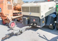 Doosan 7/26E diesel driven mobile air compressor/generator Year: 2012 S/N: 109232 Recorded Hours: