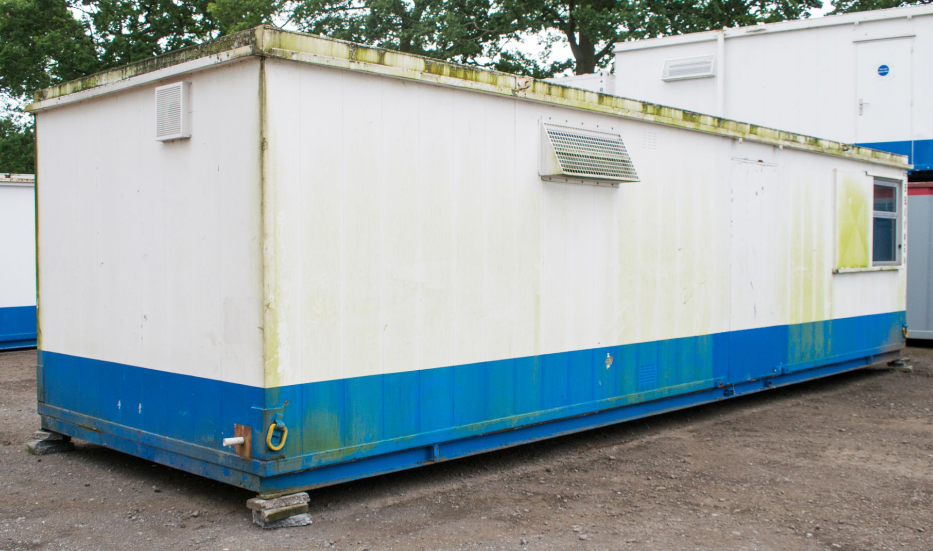 32 foot x 10 foot anti vandal canteen / toilet shower block comprising canteen with sink unit in one - Image 2 of 16