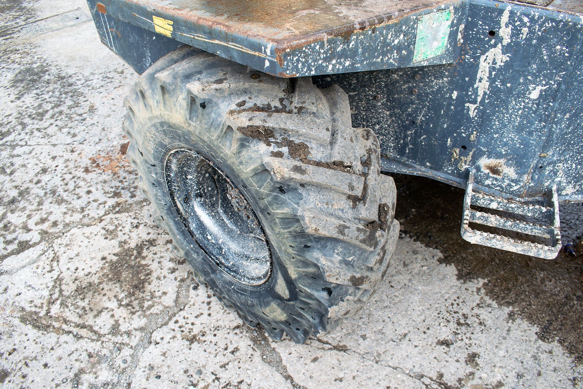 Benford Terex 3 tonne swivel skip dumper Year: 2007 S/N: E706FS217 Recorded Hours: 2849 1384 - Image 10 of 15