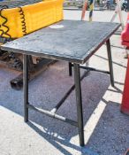 Steel site bench CWB