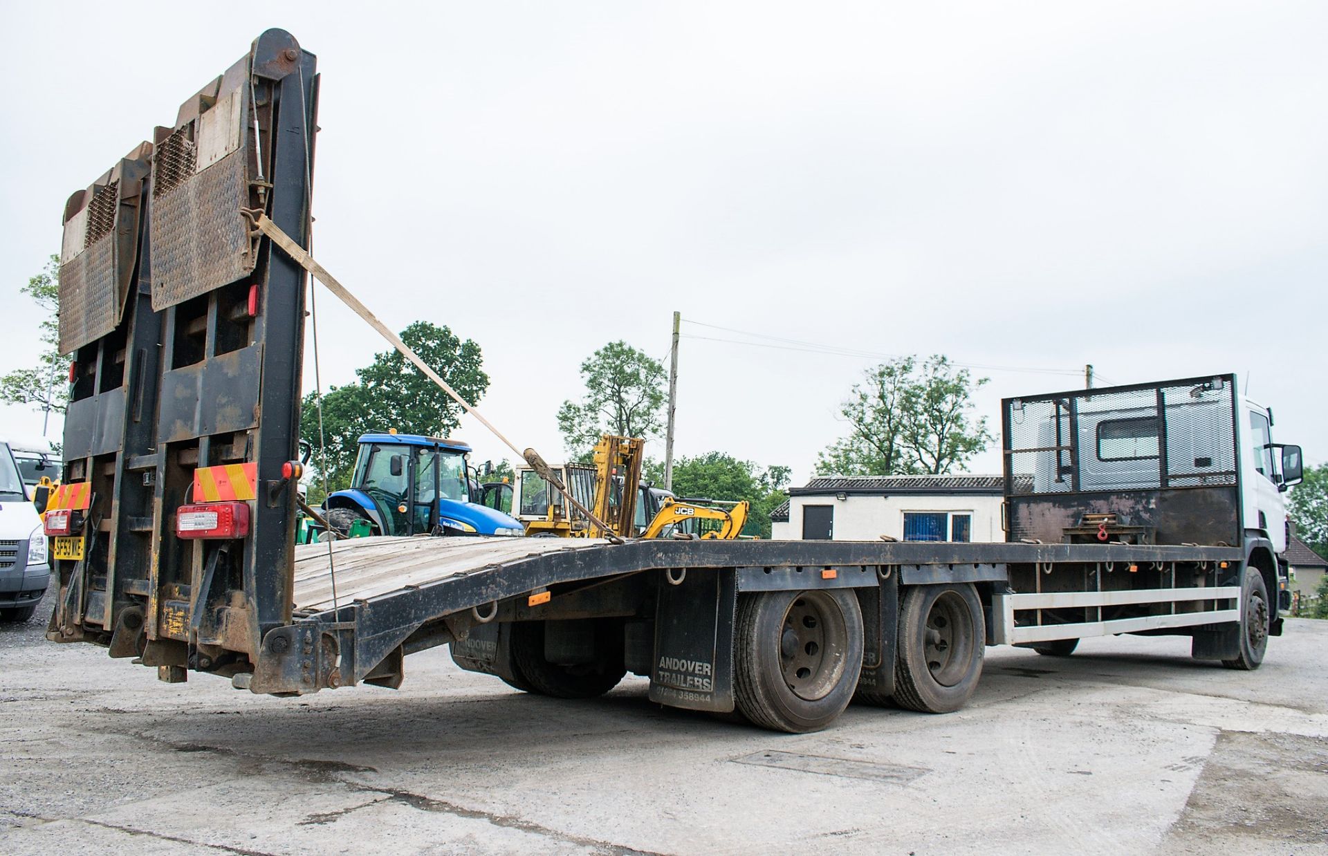 Scania 4-SRS 94D 260 26 tonne 6 wheel Beaver tail plant lorry - Image 4 of 12