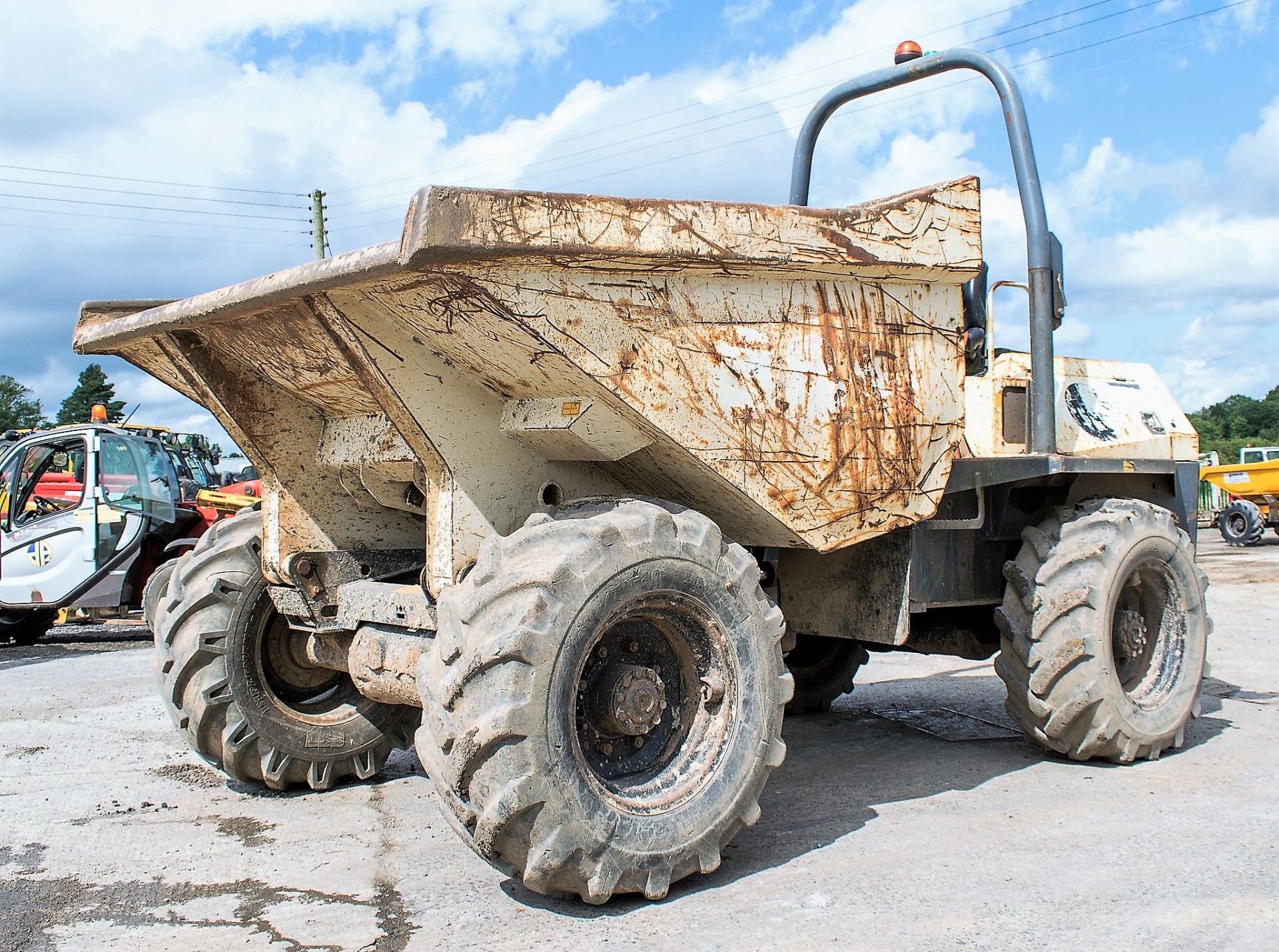 Terex 6 tonne straight skip dumper Year: 2008 S/N: E803FW191 Recorded Hours: 2835