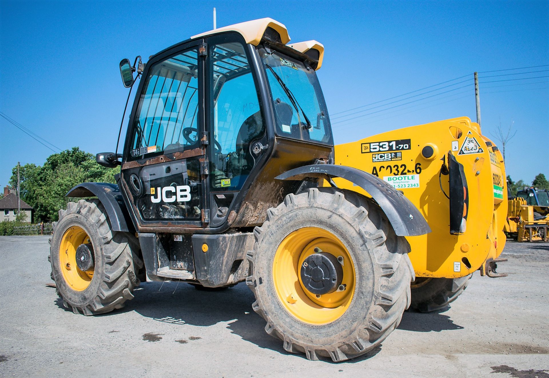JCB 531-70 7 metre telescopic handler Year: 2013 S/N: 21791044 Recorded Hours: 1894 A603246 - Image 3 of 13