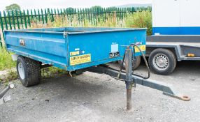 Wessex 8 ft x 4 ft single axle tipping trailer