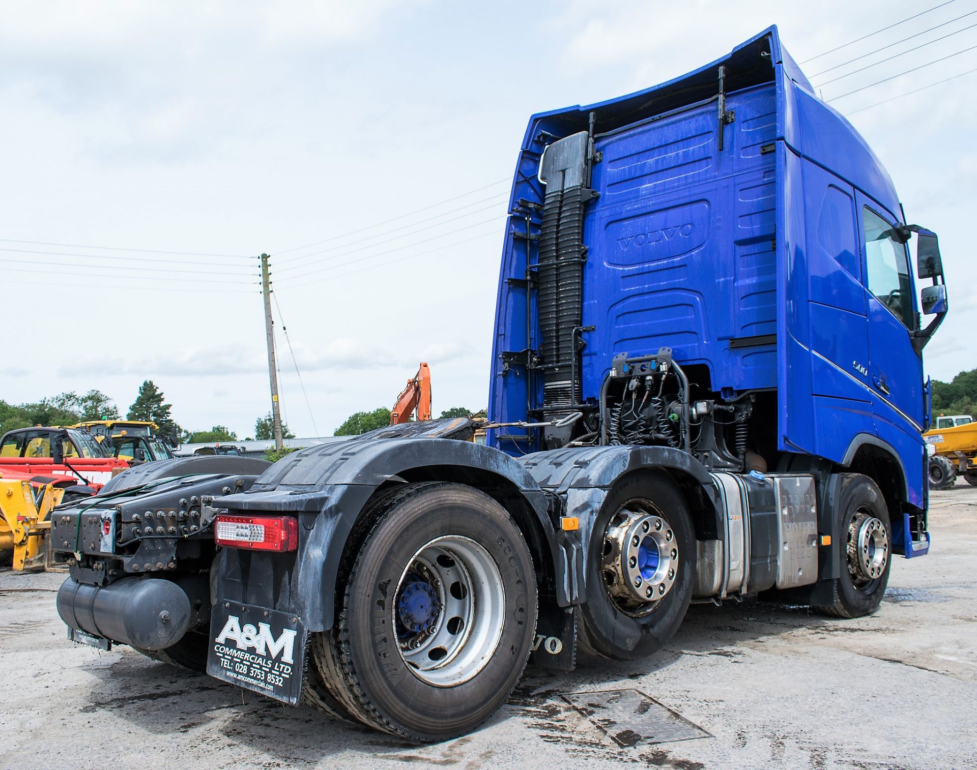 Volvo FH 500 6 x 2 tractor unit  Reg No: YJ13 LOF Date of first registration: 17/07/2013 MOT - Image 4 of 15