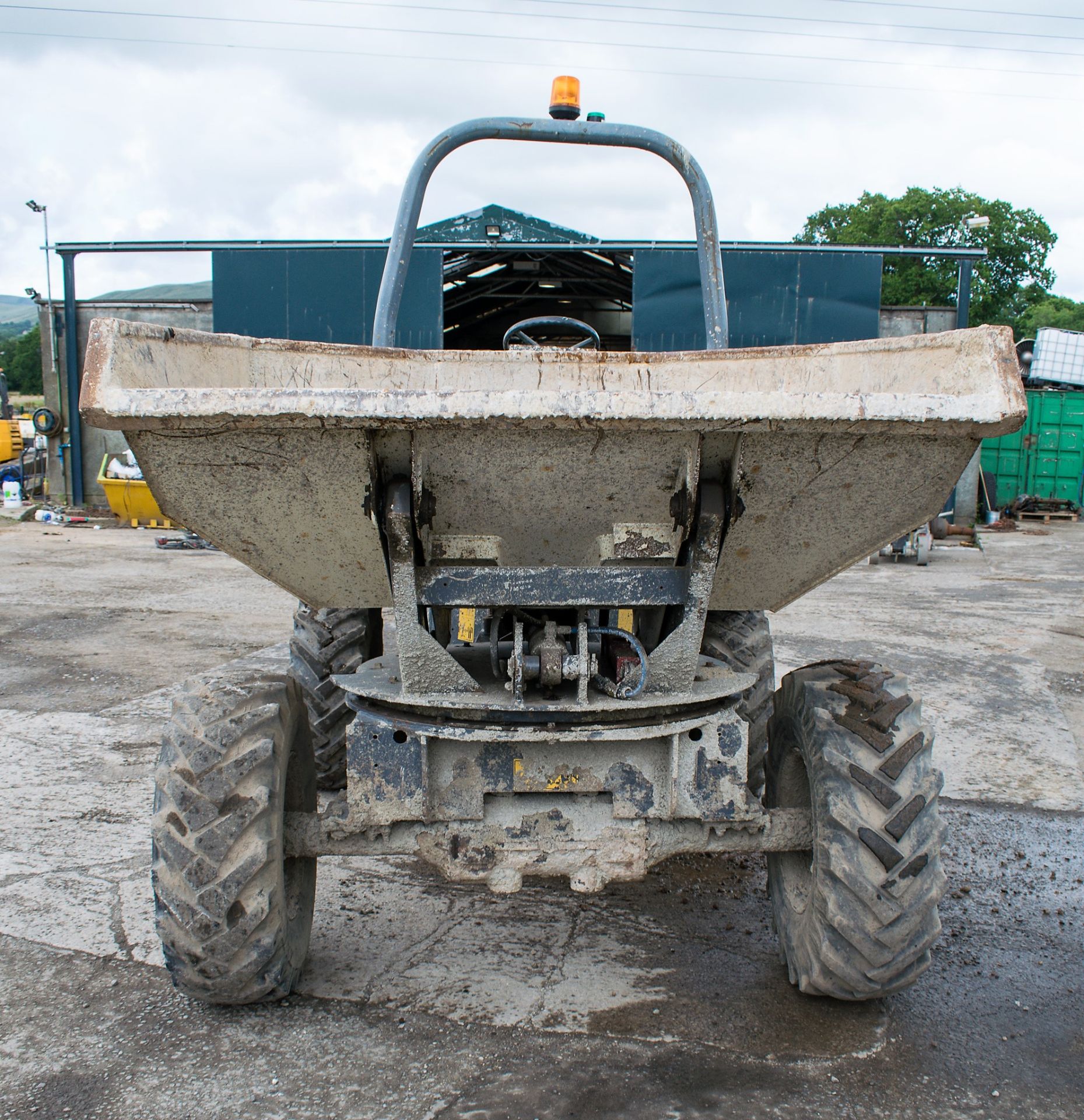 Benford Terex 3 tonne swivel skip dumper Year: 2007 S/N: E706FS217 Recorded Hours: 2849 1384 - Image 5 of 15