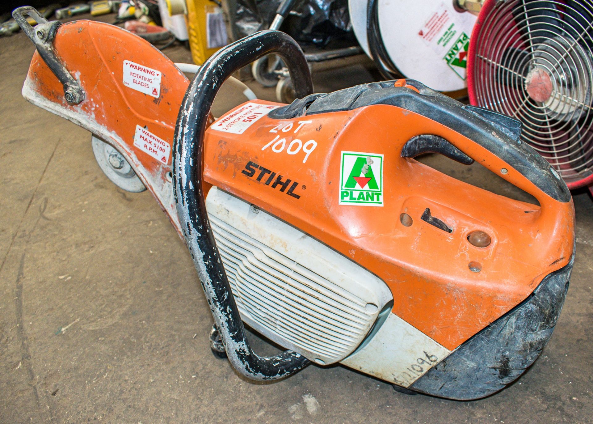 Stihl TS410 petrol driven cut off saw A721096