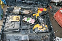Dewalt cordless power drill for spares c/w battery, charger and carry case A764044