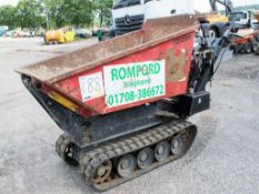 Taskman TD500HL petrol driven walk behind hi-tip tracked dumper