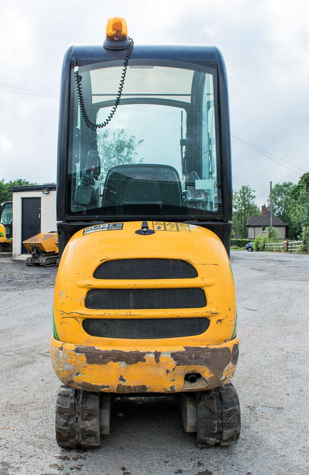 JCB 8016 1.5 tonne rubber tracked mini excavator Year: 2014 S/N: 2071548 Recorded Hours: 1604 blade, - Image 6 of 12