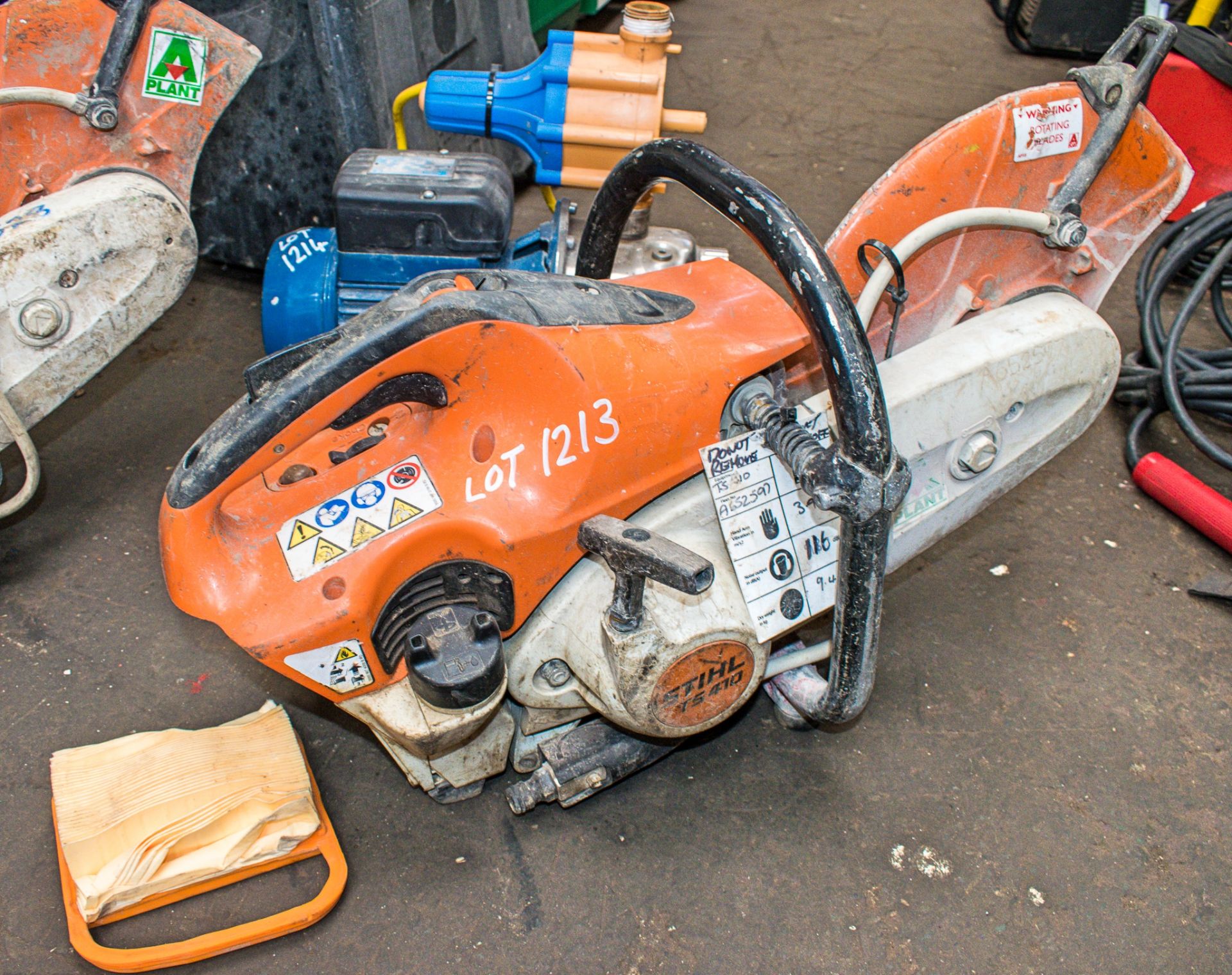 Stihl TS410 petrol driven cut off saw A652597