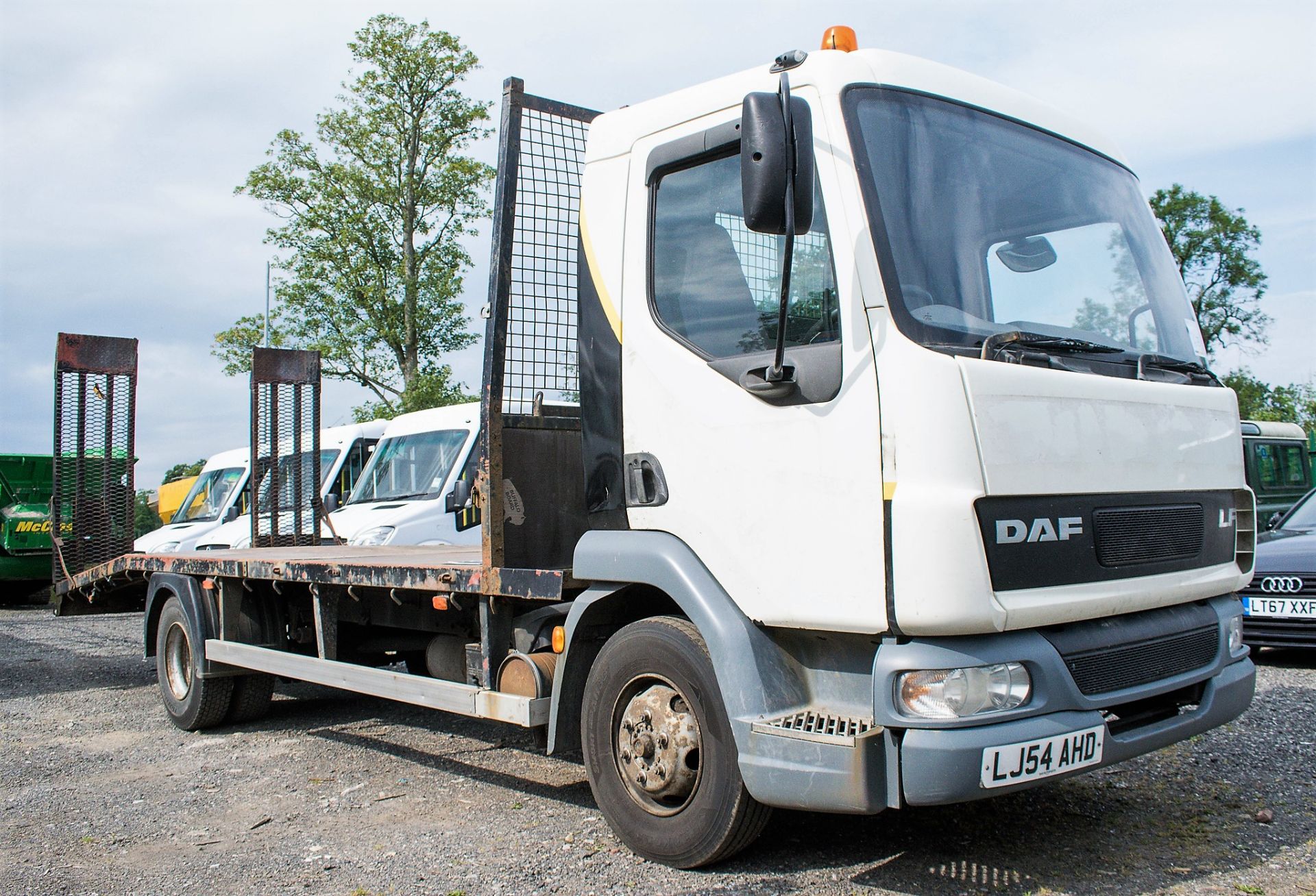 DAF LF45.180 4 x 2 7.5 tonne beaver tail plant lorry Registration Number: LJ54 AHD Date of - Image 2 of 12