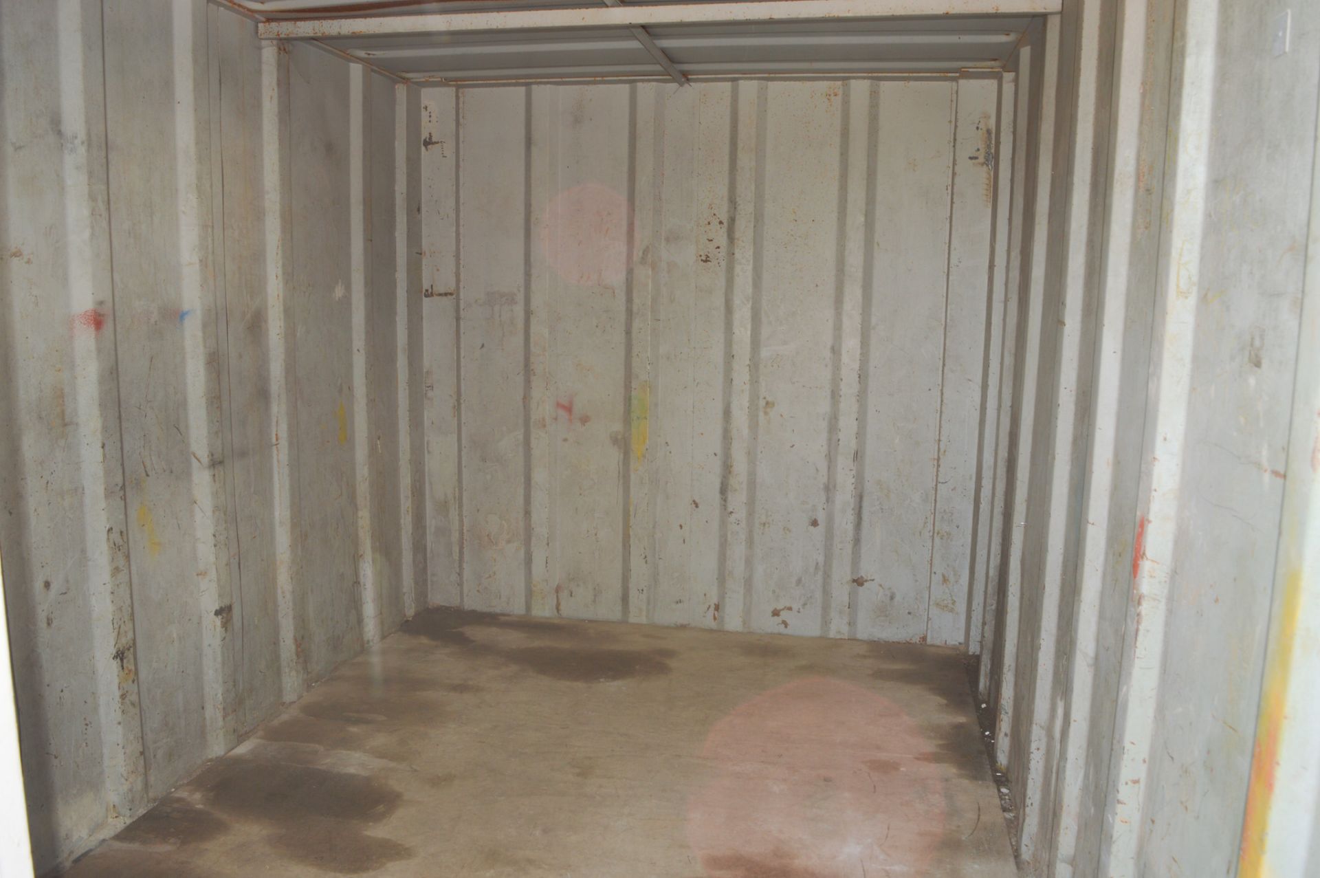 12 ft x 8 ft steel anti vandal store  c/w keys in office  A407255 - Image 5 of 5