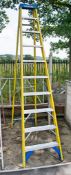 10 tread glass fibre framed step ladder A775267