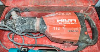 Hilti TE1000 110v breaker c/w carry case A695465
