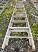 Timber step ladder