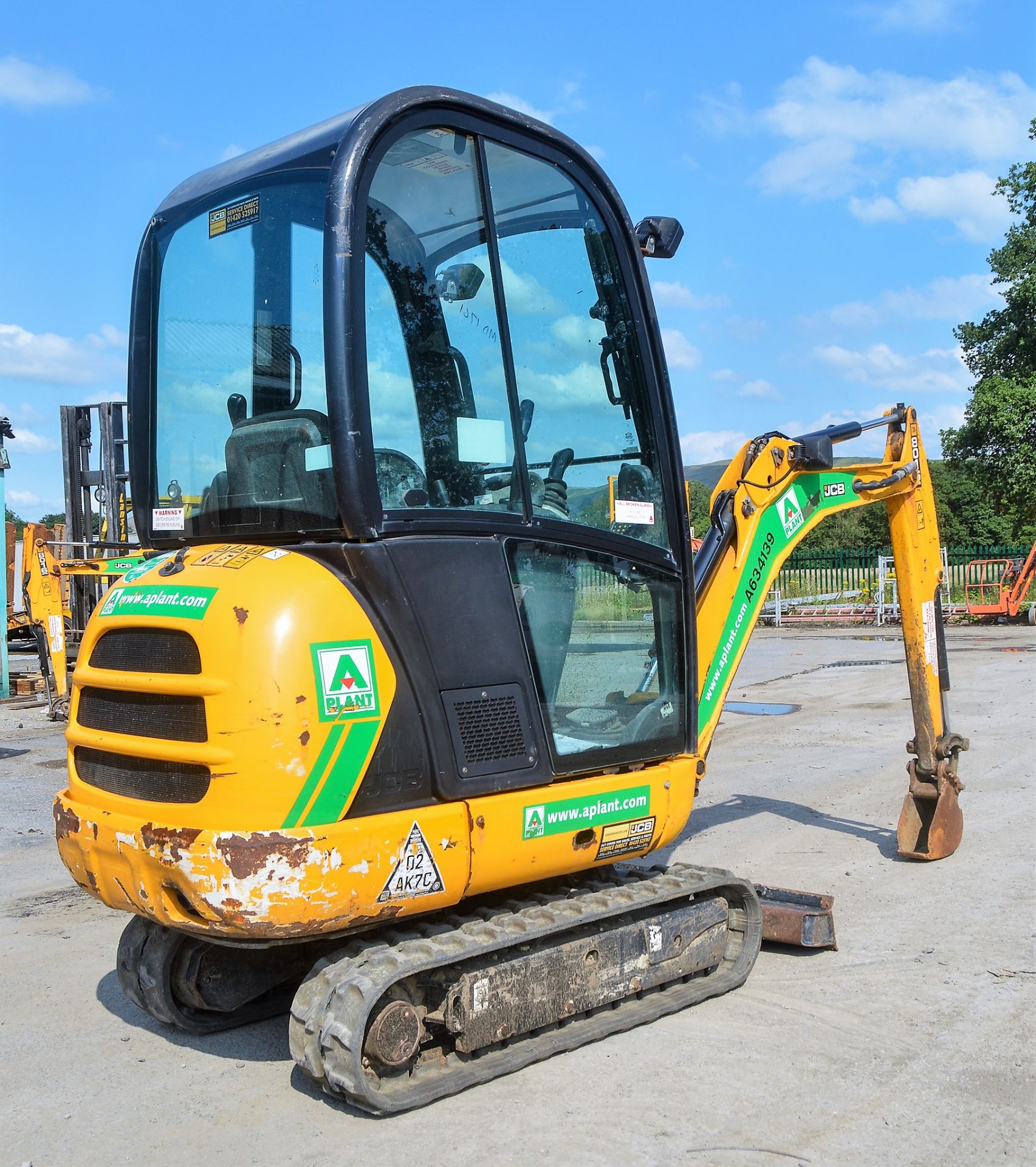 JCB 8016 CTS 1.5 tonne rubber tracked mini excavator Year: 2014 S/N: 20171671 Recorded Hours: 1191 - Image 4 of 12