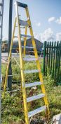 8 tread glass fibre framed step ladder A760679