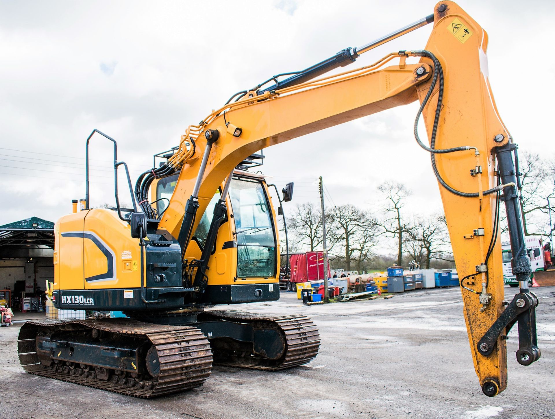 Hyundai HX130 LCR 13 tonne steel tracked excavator Year: 2018 S/N: J0000009 Recorded Hours: 674 - Image 2 of 13