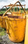 1500 litre crane tipping bucket