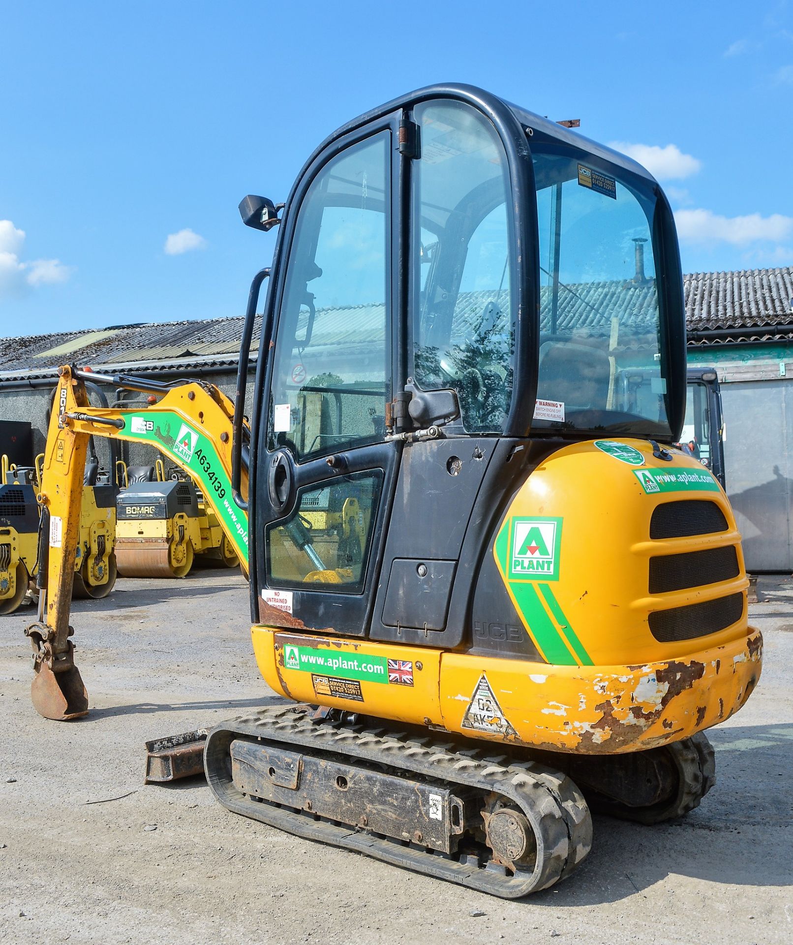 JCB 8016 CTS 1.5 tonne rubber tracked mini excavator Year: 2014 S/N: 20171671 Recorded Hours: 1191 - Image 3 of 12