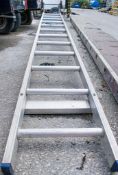 Aluminium roofing ladder