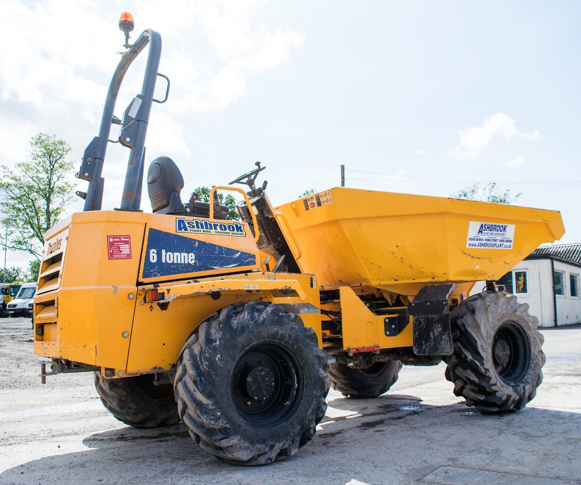 Thwaites 6 tonne swivel skip dumper Year: 2013 S/N: C5599 Recorded Hours: 1645 D40 - Image 4 of 14