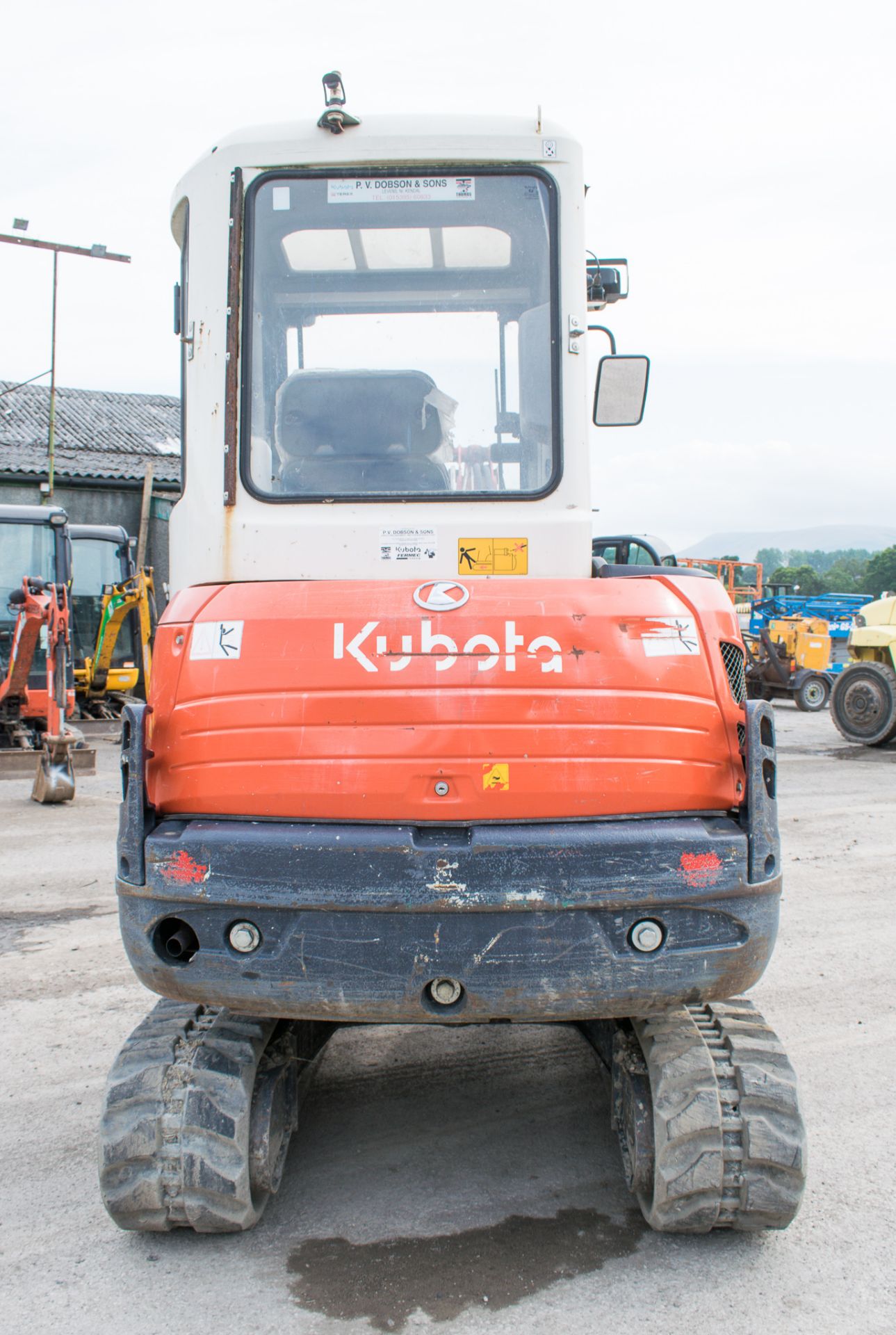 Kubota KX61-3 2.6 tonne rubber tracked mini excavator Year: 2012 S/N: 79234 Recorded Hours: 3457 - Bild 6 aus 12