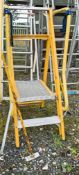 2 tread glass fibre framed step ladder