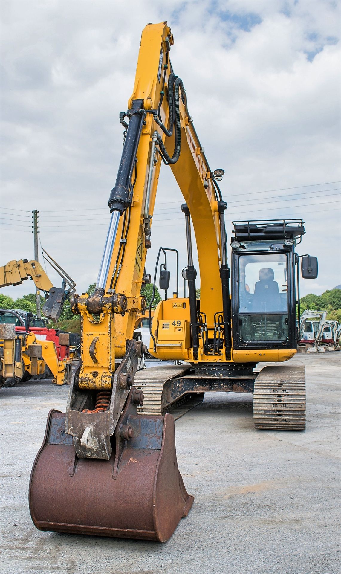 JCB JS 130 LC 13 tonne steel tracked excavator Year: 2013 S/N: 1786698 Recorded hours: 4,428 Bucket, - Image 5 of 13