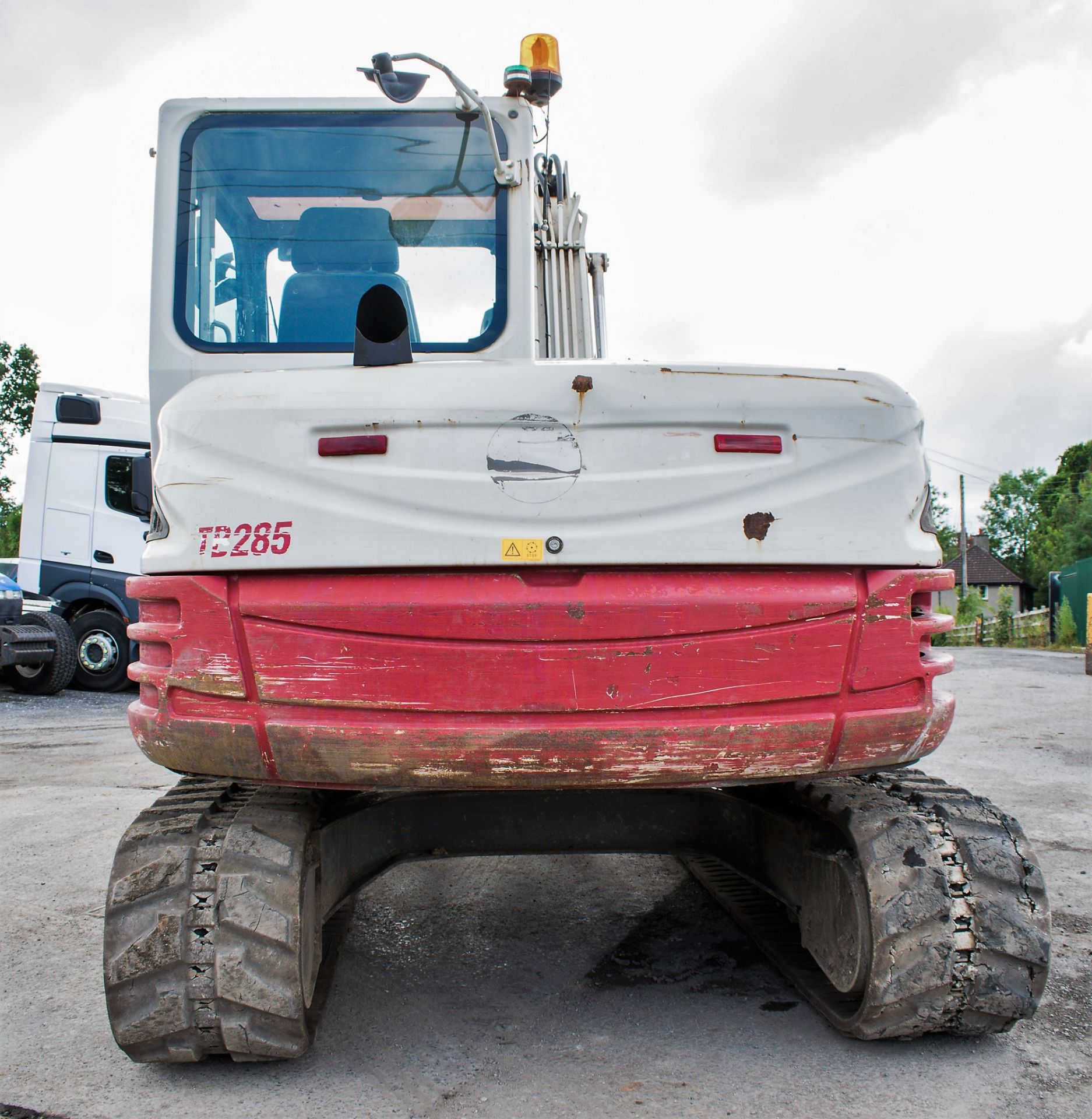 Takeuchi TB285 8.5 tonne rubber tracked excavator Year: 2012 S/N: 185000238 Recorded Hours: 7593 - Image 6 of 13