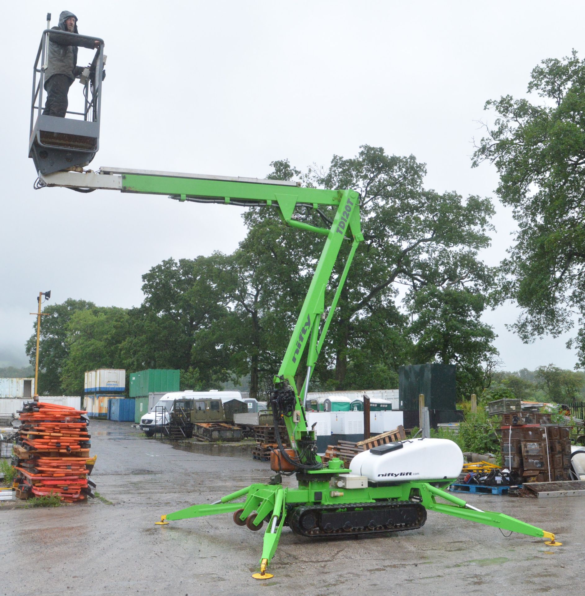 Nifty TD120T diesel driven rubber tracked boom lift - Image 11 of 11