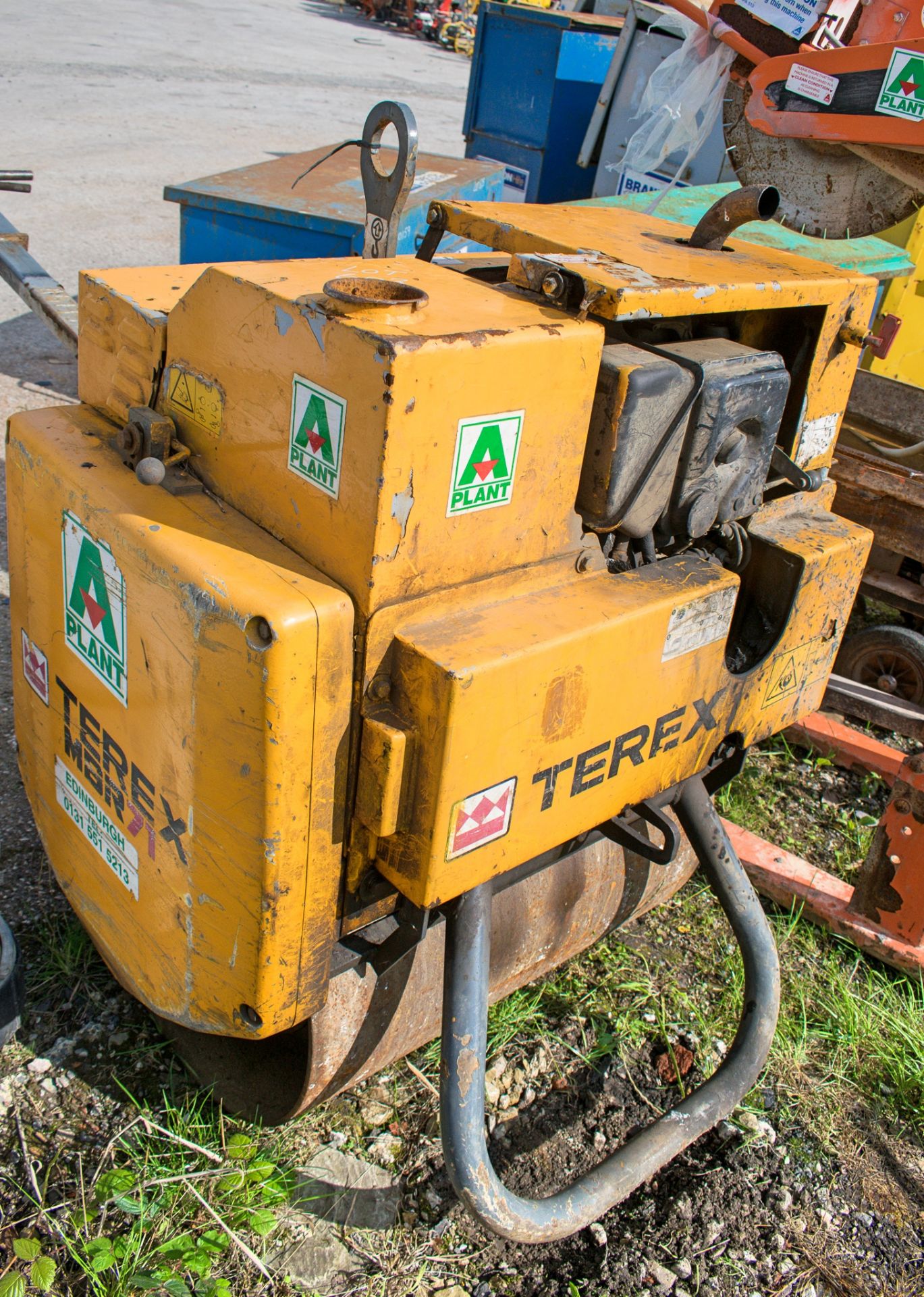 Terex MBR71 diesel driven pedestrian roller/breaker Year: 2015 S/N: 0310 A673371