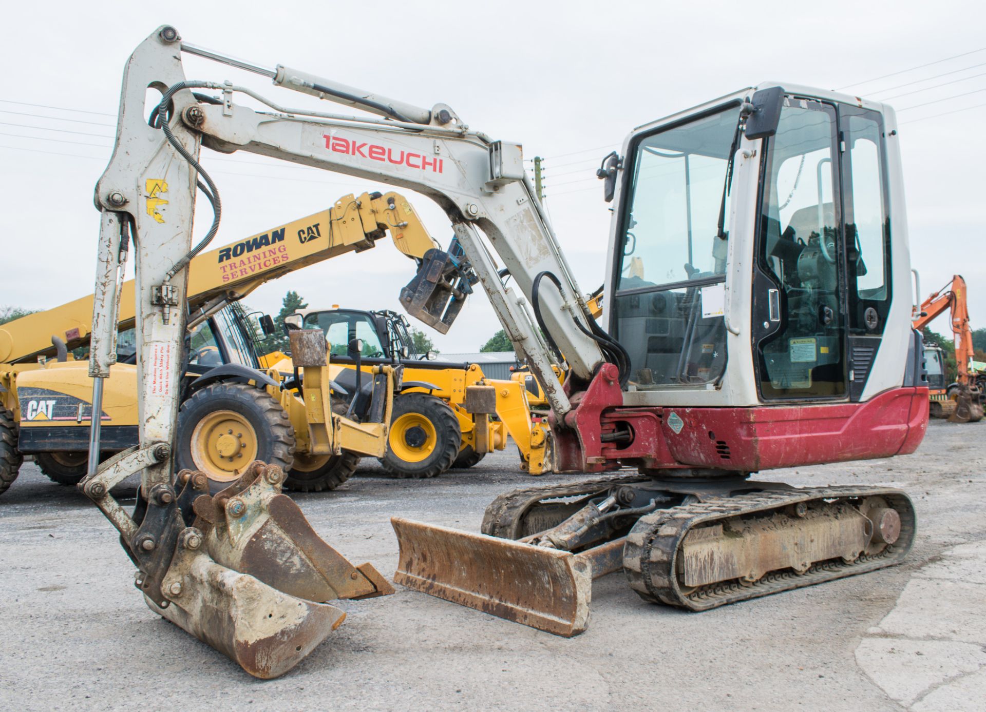 Takeuchi TB228 2.8 tonne rubber tracked mini excavator Year: 2012 S/N: 2801768 Recorded Hours: Not