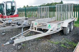 Indespension 8 ft x 4 ft tandem axle plant trailer A620779