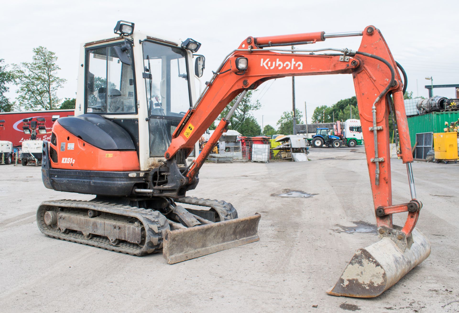 Kubota KX61-3 2.6 tonne rubber tracked mini excavator Year: 2012 S/N: 79234 Recorded Hours: 3457 - Image 2 of 12