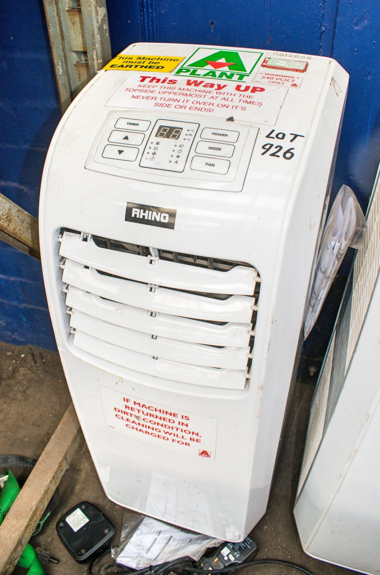 Rhino 240v air conditioning unit A612858