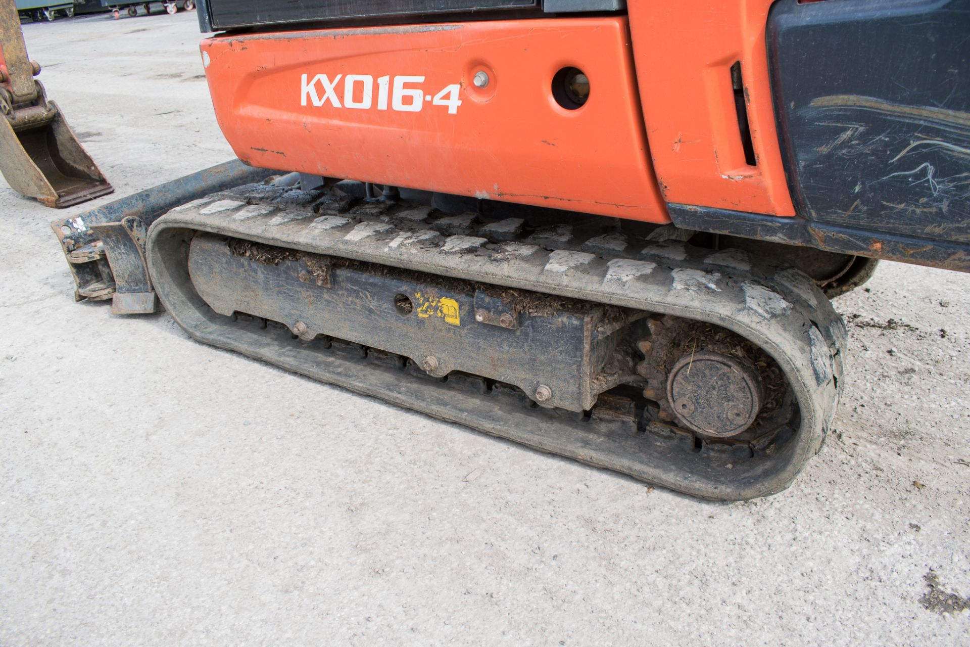 Kubota KX016-4 1.5 tonne rubber tracked mini excavator Year: S/N: 56667 Recorded Hours: 1544 - Image 8 of 13
