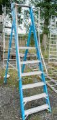 6 tread glass fibre framed step ladder