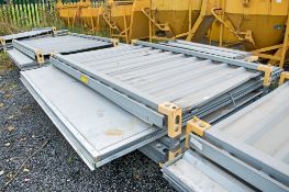 Kovobel 2.1 metre long x 1.4 metre wide quick build flat pack storage container ** Unused