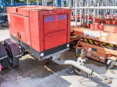 Arc Gen Weldmaker 3325DK diesel driven mobile welder generator Recorded Hours: 5887 TES163