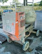 Belle diesel driven site mixer A660928 ** Barrel wheel & battery missing **