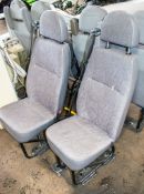 2 - single seat belted van seat