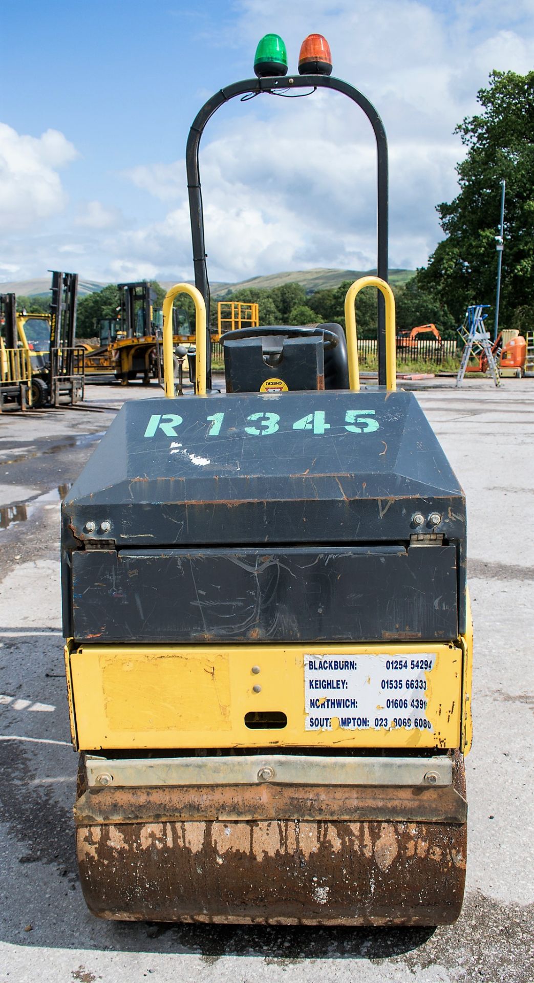 Bomag BW80 ADH-2 double drum ride on roller S/N: 424979 Recorded Hours: 1213 1345 - Image 5 of 10