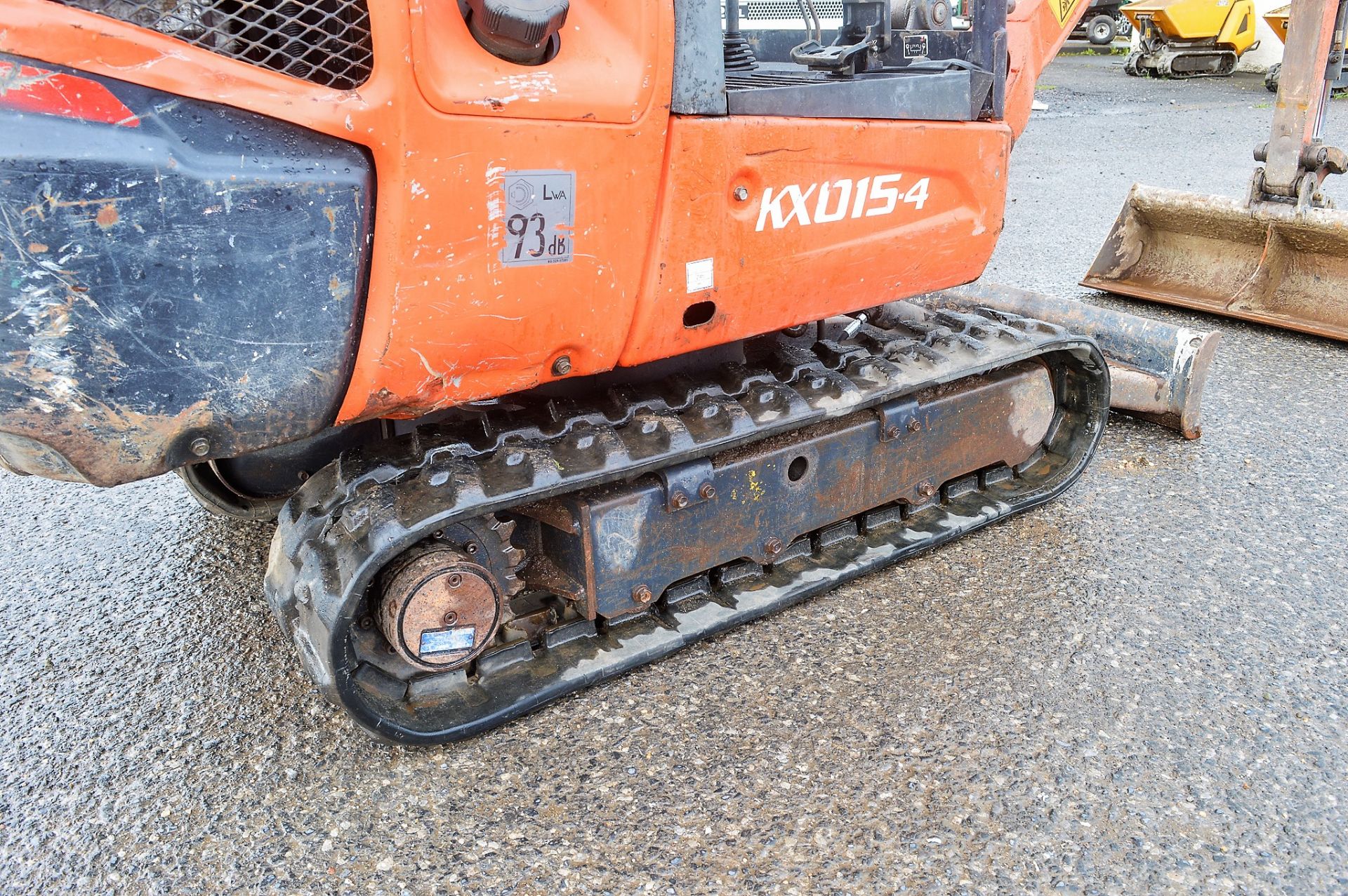 Kubota KX015-4 1.5 tonne rubber tracked mini excavator Year: 2011 S/N: 55643 Recorded Hours: 2433 - Image 8 of 13