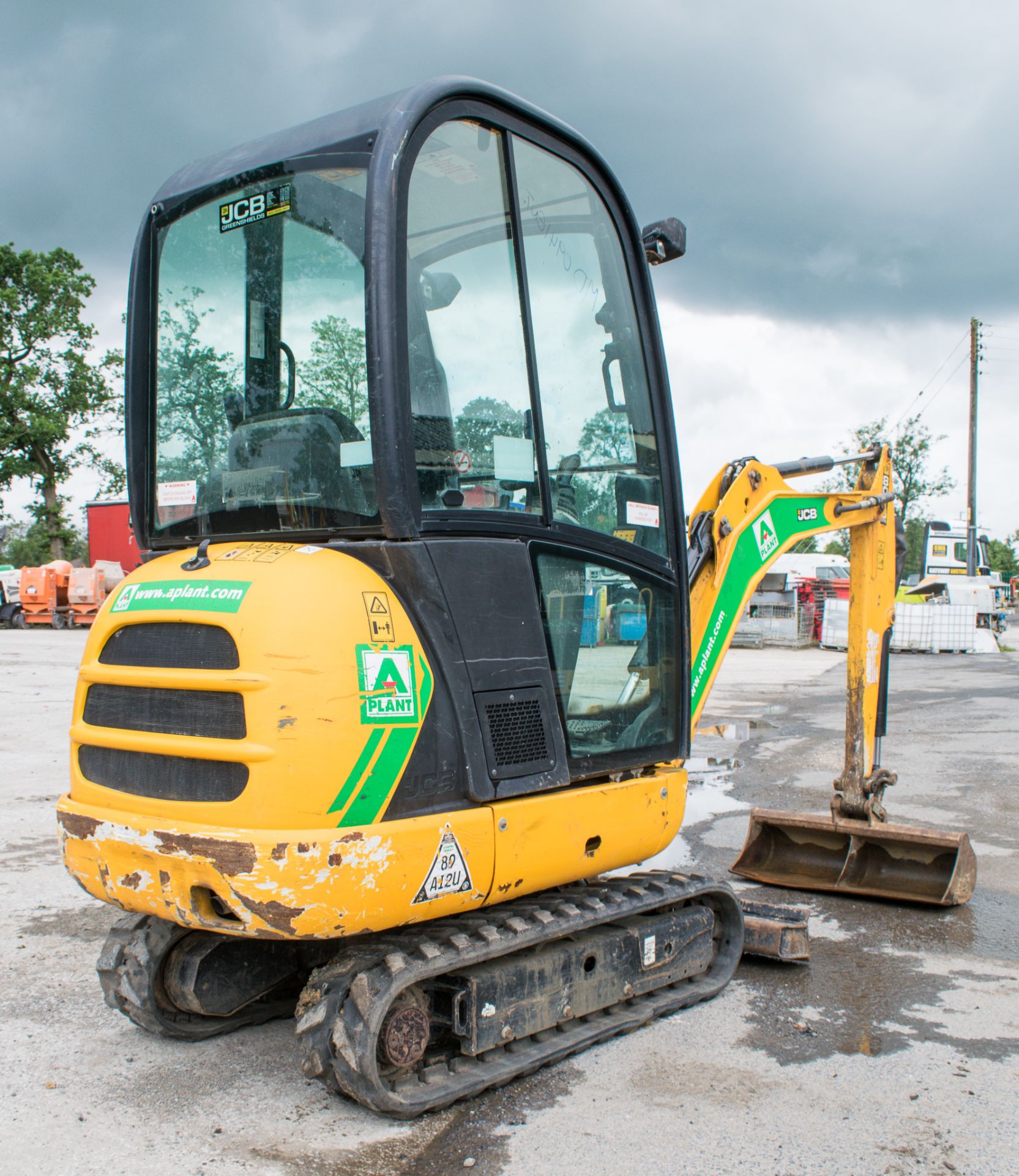 JCB 8016 CTS 1.5 tonne rubber tracked mini excavator Year: 2013 S/N: 2071490 Recorded Hours: Not - Image 4 of 12
